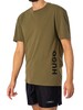 HUGO Beachwear Relaxed T-Shirt - Open Green