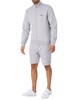 Lacoste Brushed Fleece Zip Sweatshirt - Grey