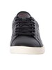 Lacoste Europa Pro 222 1 SMA Leather Trainers - Black/Red