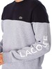 Lacoste Logo Sweatshirt - Blue Marine/Grey
