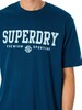 Superdry Code Core Sports T-Shirt - Sailor Blue