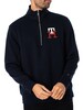 Tommy Hilfiger Essential Monogram Half Zip Sweatshirt - Desert Sky
