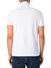 Armani Exchange Logo Polo Shirt - White/Black