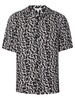 Calvin Klein Resort Shortsleeved Shirt - Monogram Black
