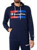 Champion Comfort Graphic Pullover Hoodie - Navy