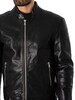 Diesel Ink Leather Jacket - Black