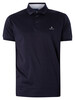 GANT Mercerized Jersey Polo Shirt - Evening Blue