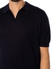 John Smedley Noah Skipper Collar Polo Shirt - Navy