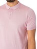 John Smedley Rhodes Polo Shirt - Chalk Pink