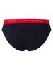 Tommy Hilfiger 3 Pack Signature Cotton Briefs - Desert Sky/White/Primary Red