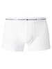 Tommy Hilfiger 3 Pack Signature Cotton Essential Trunks - Grey Heather/Black/White