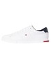 Tommy Hilfiger Essential Leather Detail Trainers - White