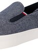 Tommy Hilfiger Vulcanised Core Low Slip On Trainers - Desert Sky