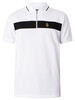 Luke 1977 Zip Lock Polo Shirt - White/Jet Black