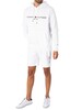 Tommy Hilfiger Logo Sweat Shorts - White