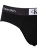 Calvin Klein 3 Pack 1996 Hip Briefs - Black/White/Grey Heather