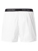 Calvin Klein 3 Pack 1996 Slim Woven Boxers - Black/White/Grey Heather