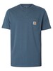 Carhartt WIP Pocket T-Shirt - Storm Blue
