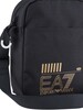 EA7 Woven Shoulder Bag - Black/Gold