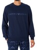 Emporio Armani Lounge Graphic Sweatshirt - Marine