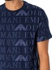 Emporio Armani Lounge Graphic T-Shirt - Dark Blue