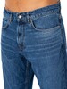 HUGO 340 Loose Tapered Fit Jeans - Blue