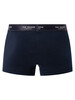 Ted Baker 3 Pack Cotton Stretch Trunks - Navy/Prussian/Nimes