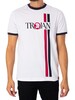 Trojan Graphic T-Shirt - White/Red/Black
