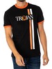 Trojan Graphic T-Shirt - Black/White/Orange