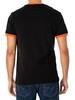 Trojan Graphic T-Shirt - Black/White/Orange