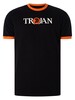 Trojan Graphic T-Shirt - Black/Orange