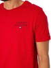 Tommy Hilfiger Lounge Chest Logo T-Shirt - Primary Red