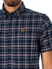 Luke 1977 Cambridge Short Sleeved Shirt - Dark Navy