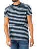 Superdry Vintage Stripe T-Shirt - Seafoam Blue Marl