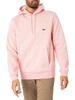 Lacoste Logo Pullover Hoodie - Rose