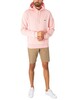 Lacoste Logo Pullover Hoodie - Rose