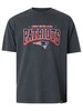 Recovered NFL Patriots 17 Relaxed T-Shirt - Washed Black