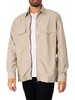 Tommy Hilfiger Paper Touch Overshirt - Stone