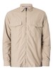 Tommy Hilfiger Paper Touch Overshirt - Stone
