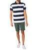 Tommy Jeans Classic Striped Polo Shirt - Twilight Navy