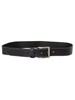 Wrangler Stitched Leather Belt - Black