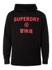 Superdry Code Core Sport Pullover Hoodie - Black