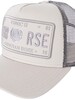 Christian Rose Iconic II Plate Trucker Cap - Ice Grey