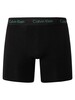Calvin Klein 3 Pack Boxer Briefs - Black (Grey/Yellow/Green)