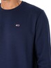 Tommy Jeans Regular Fleece Sweatshirt - Twilight Navy