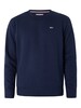 Tommy Jeans Regular Fleece Sweatshirt - Twilight Navy