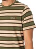 Barbour Crundal Stripe T-Shirt - Burnt Olive