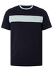 Barbour Steaford Panel T-Shirt - Navy