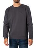 Tommy Jeans Regular Fleece Sweatshirt - New Charcoal