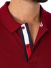 Tommy Jeans Slim Placket Polo Shirt - Rouge